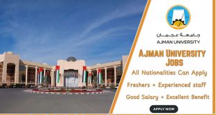 Ajman University Jobs